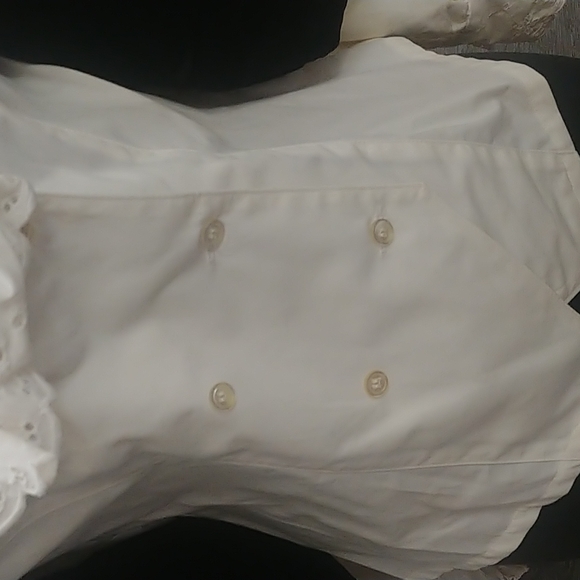 Vtg Apart Blouse & Velvet Vest - Picture 5 of 16